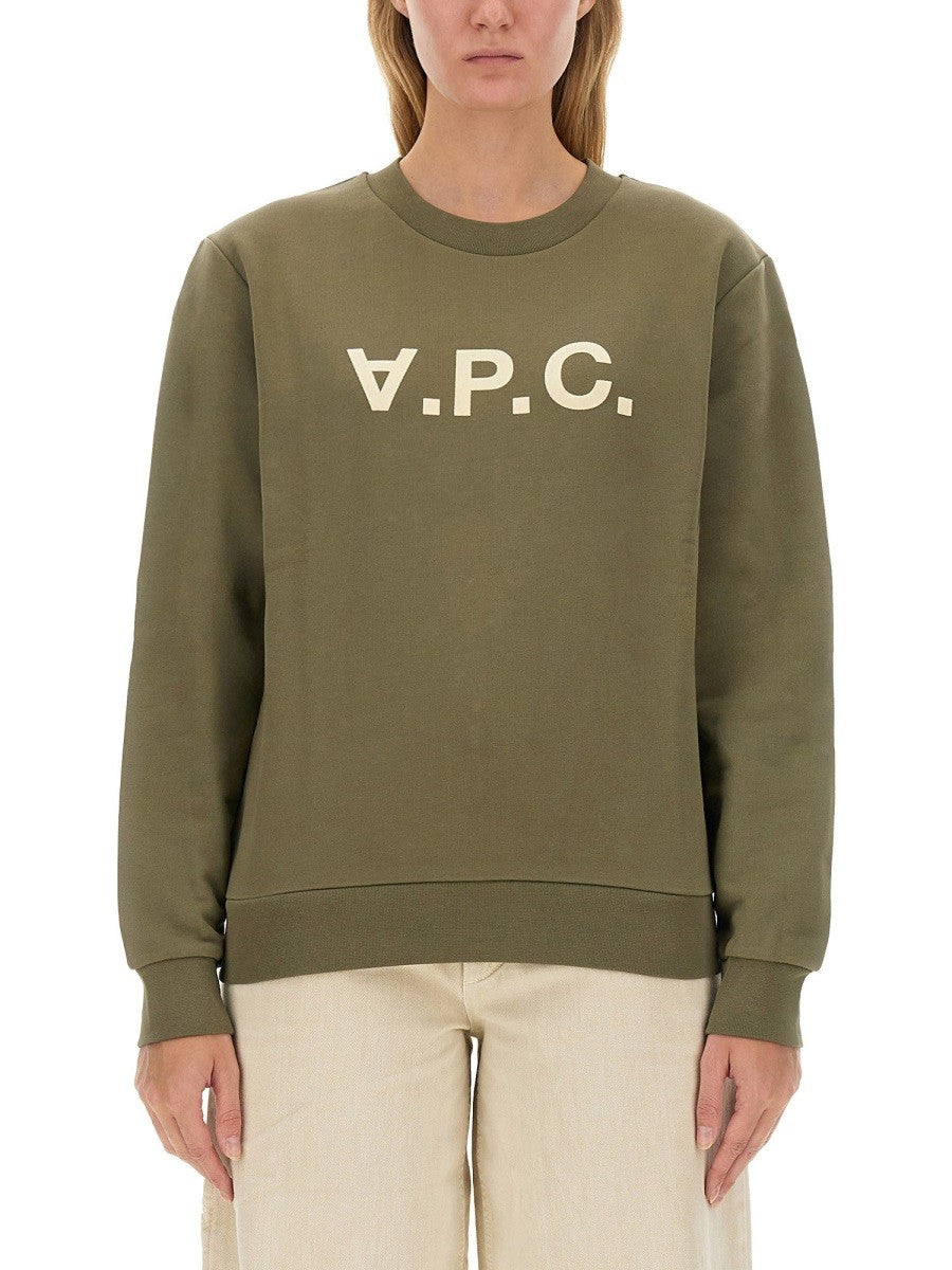 A.P.C. SWEATSHIRT WITH LOGO
