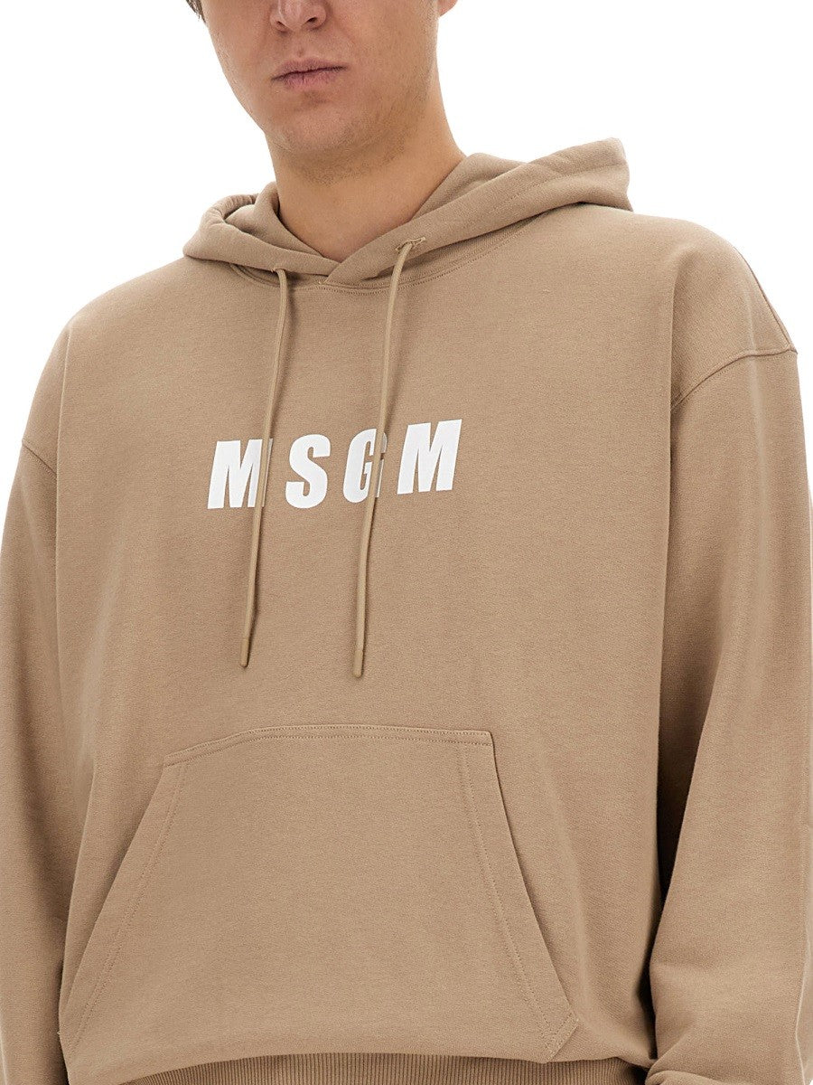 msgm SWEATSHIRT WITH LOGO