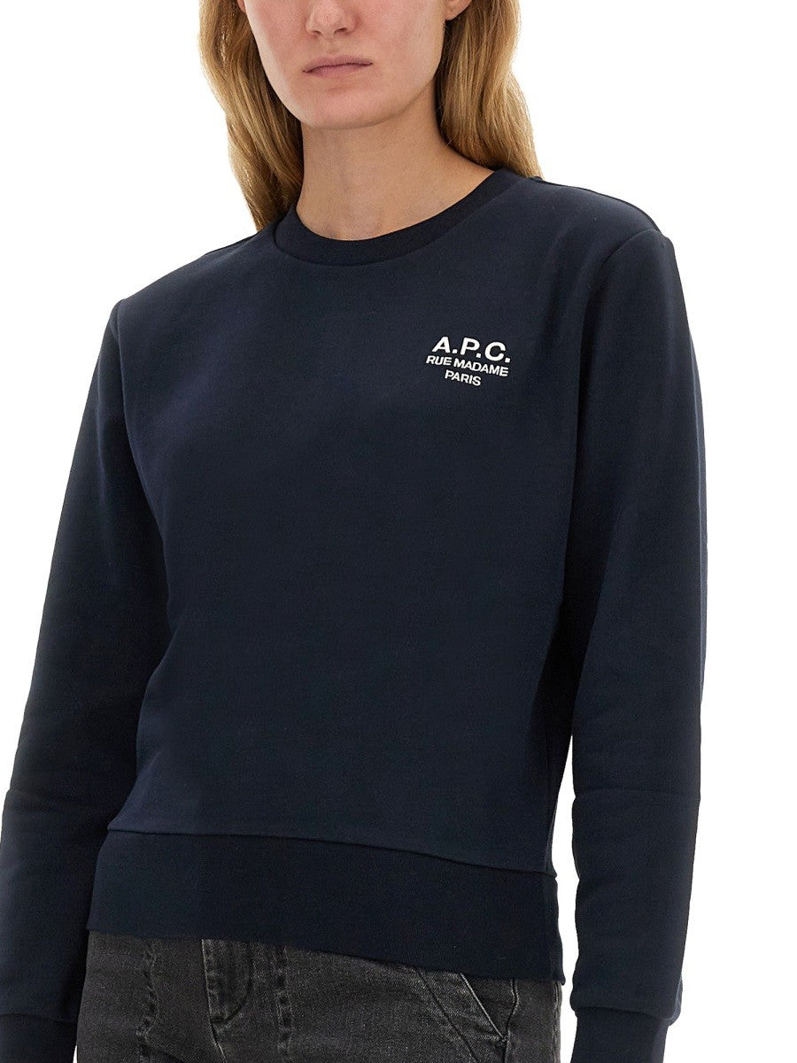 A.P.C. SWEATSHIRT WITH LOGO