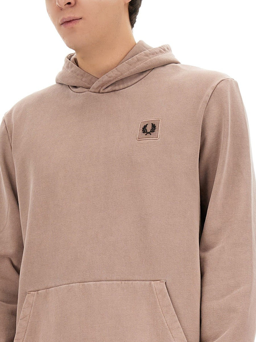 FRED PERRY SWEATSHIRT WITH LOGO