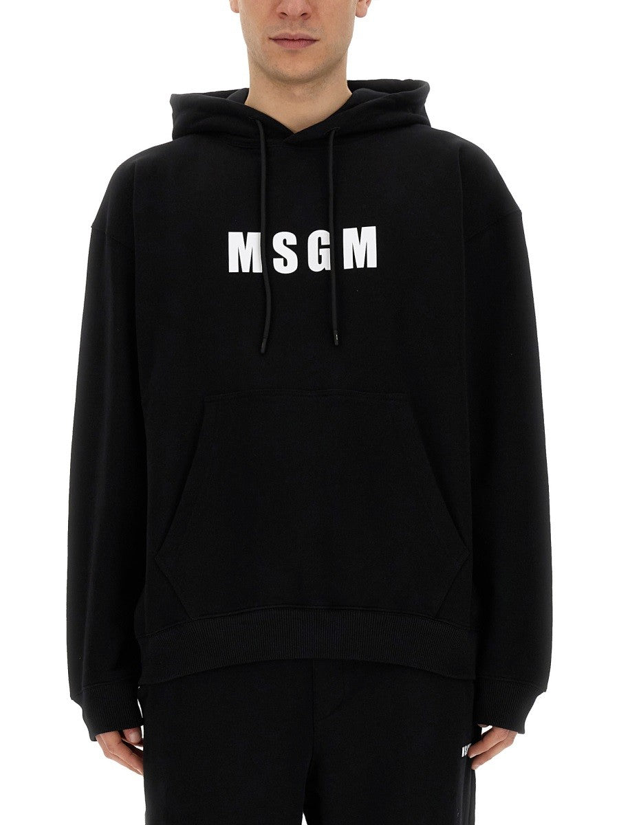 msgm SWEATSHIRT WITH LOGO