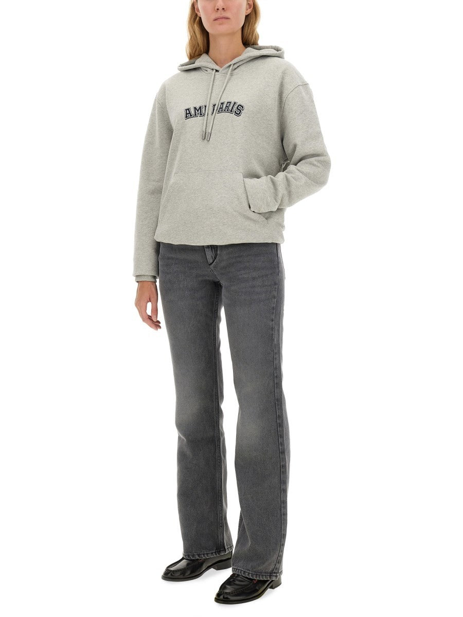 AMI PARIS SWEATSHIRT WITH LOGO