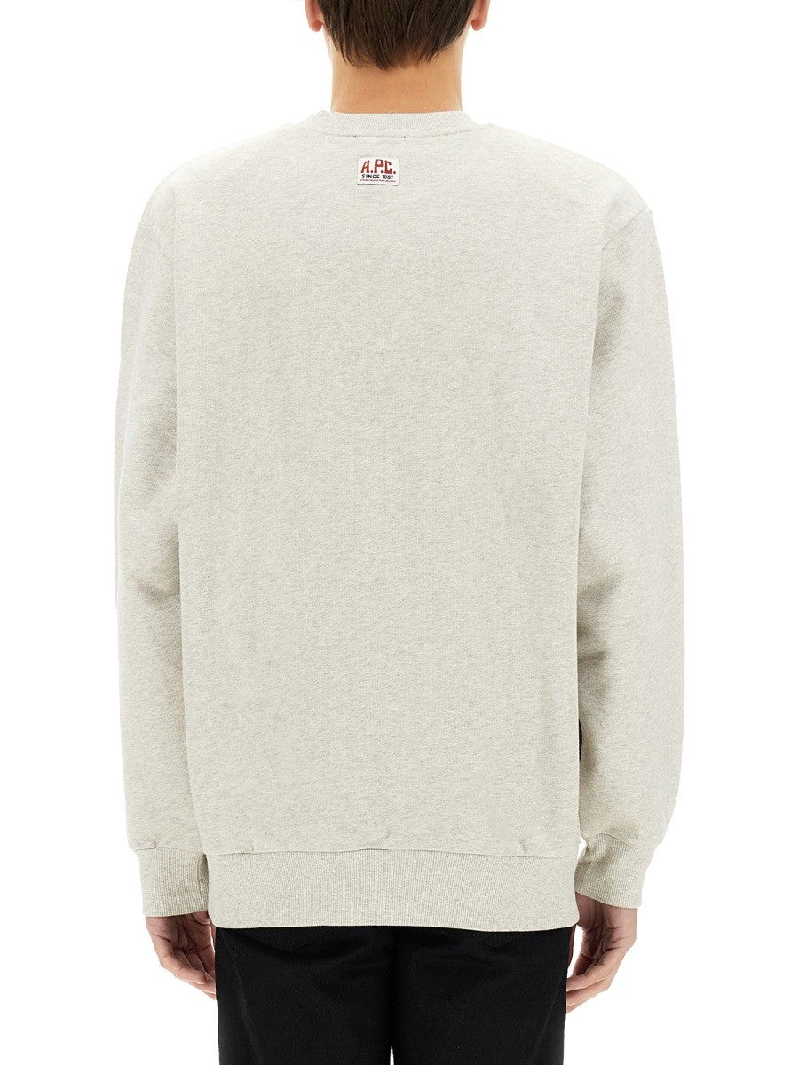 A.P.C. SWEATSHIRT WITH LOGO