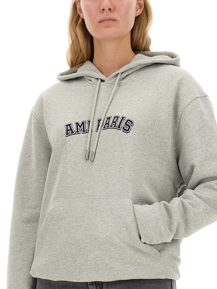 AMI PARIS SWEATSHIRT WITH LOGO