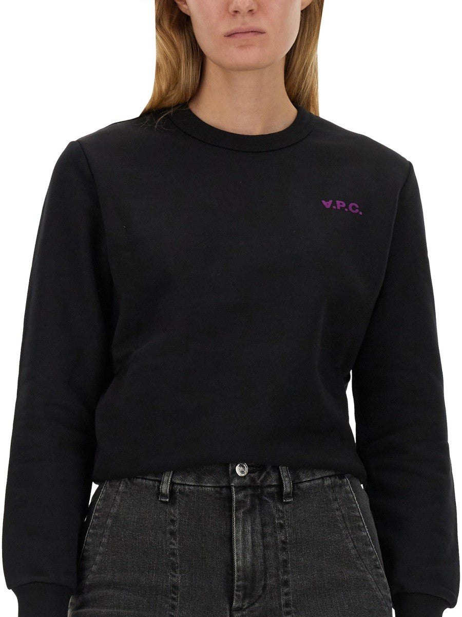A.P.C. SWEATSHIRT WITH LOGO