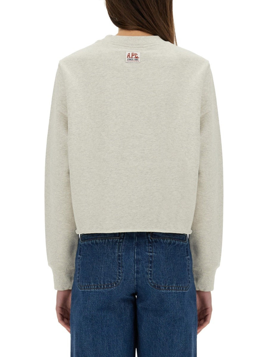 A.P.C. SWEATSHIRT WITH LOGO
