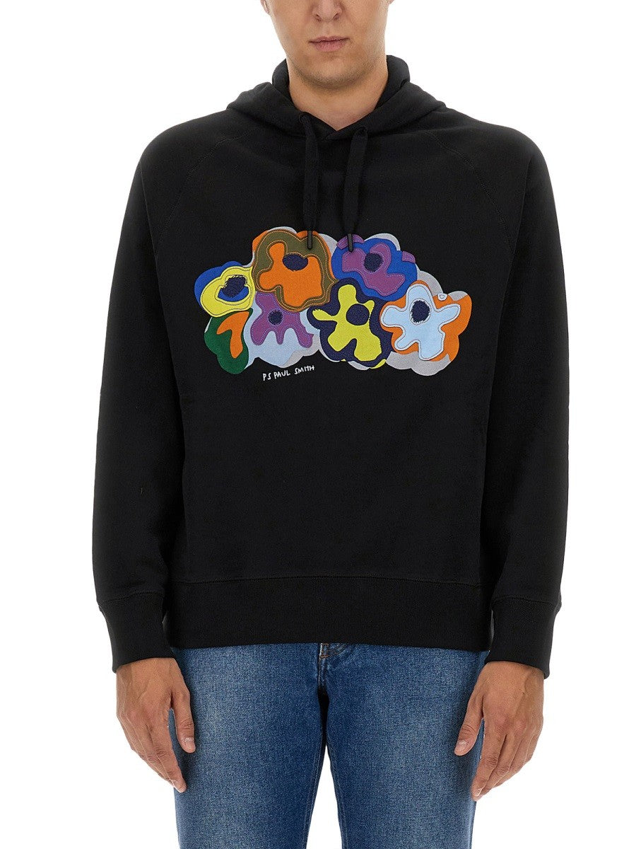 PS BY PAUL SMITH SWEATSHIRT WITH LOGO