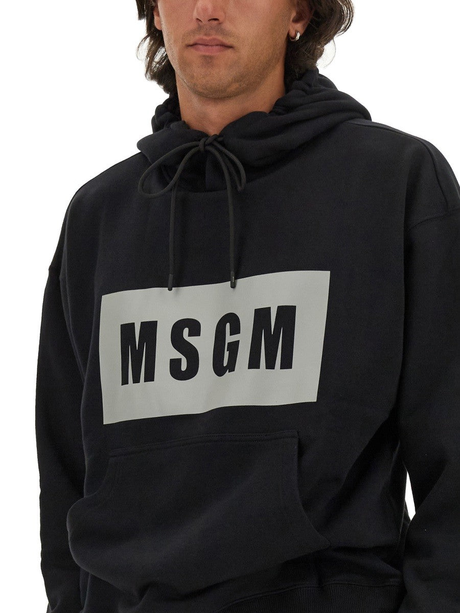 msgm SWEATSHIRT WITH LOGO