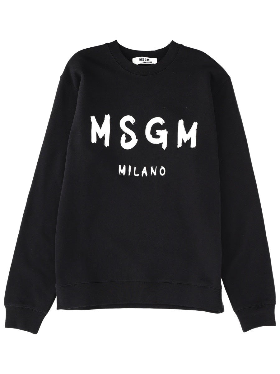 msgm SWEATSHIRT WITH LOGO