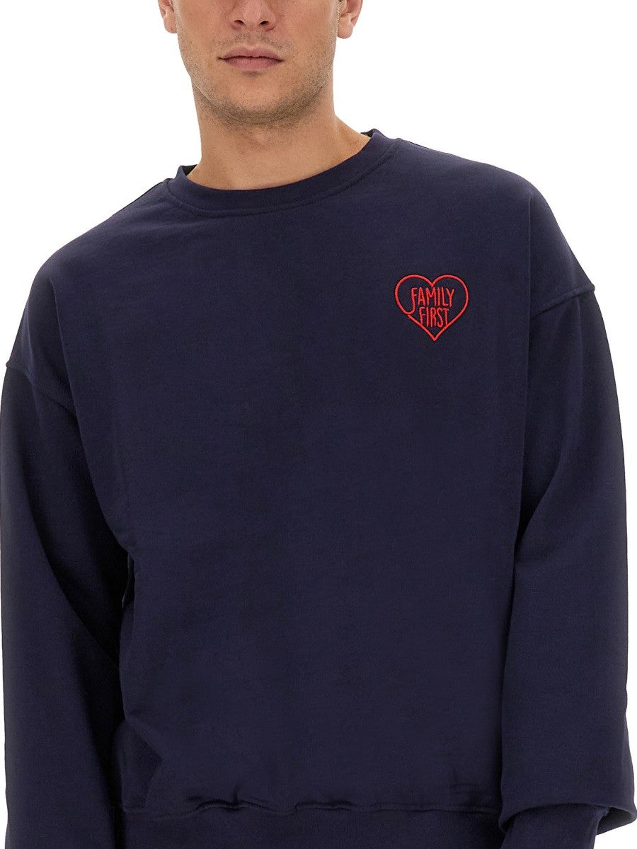 FAMILY FIRST SWEATSHIRT WITH LOGO