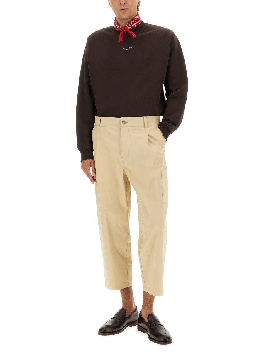 Drole De Monsieur SWEATSHIRT WITH SLOGAN