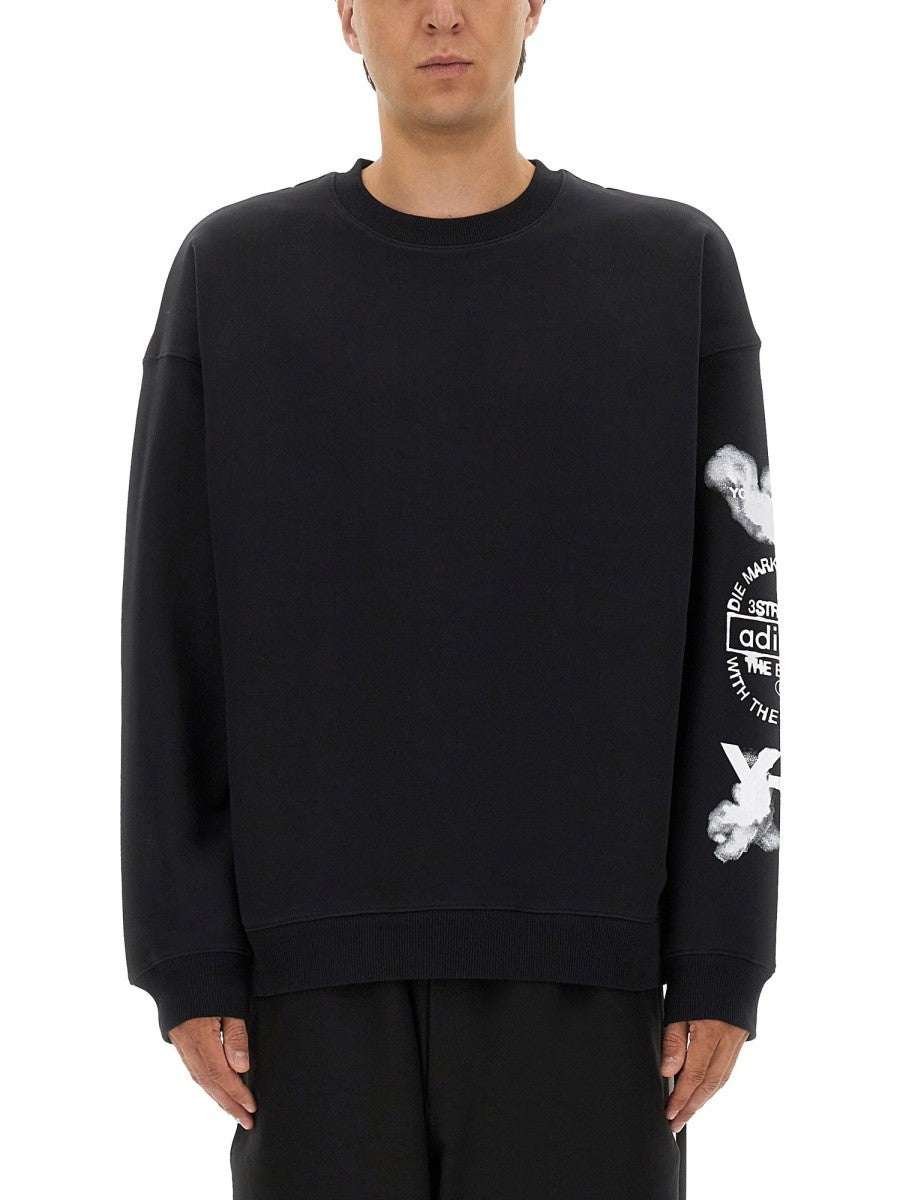 Y - 3 SWEATSHIRT WITH Y-3 GRAPHICS