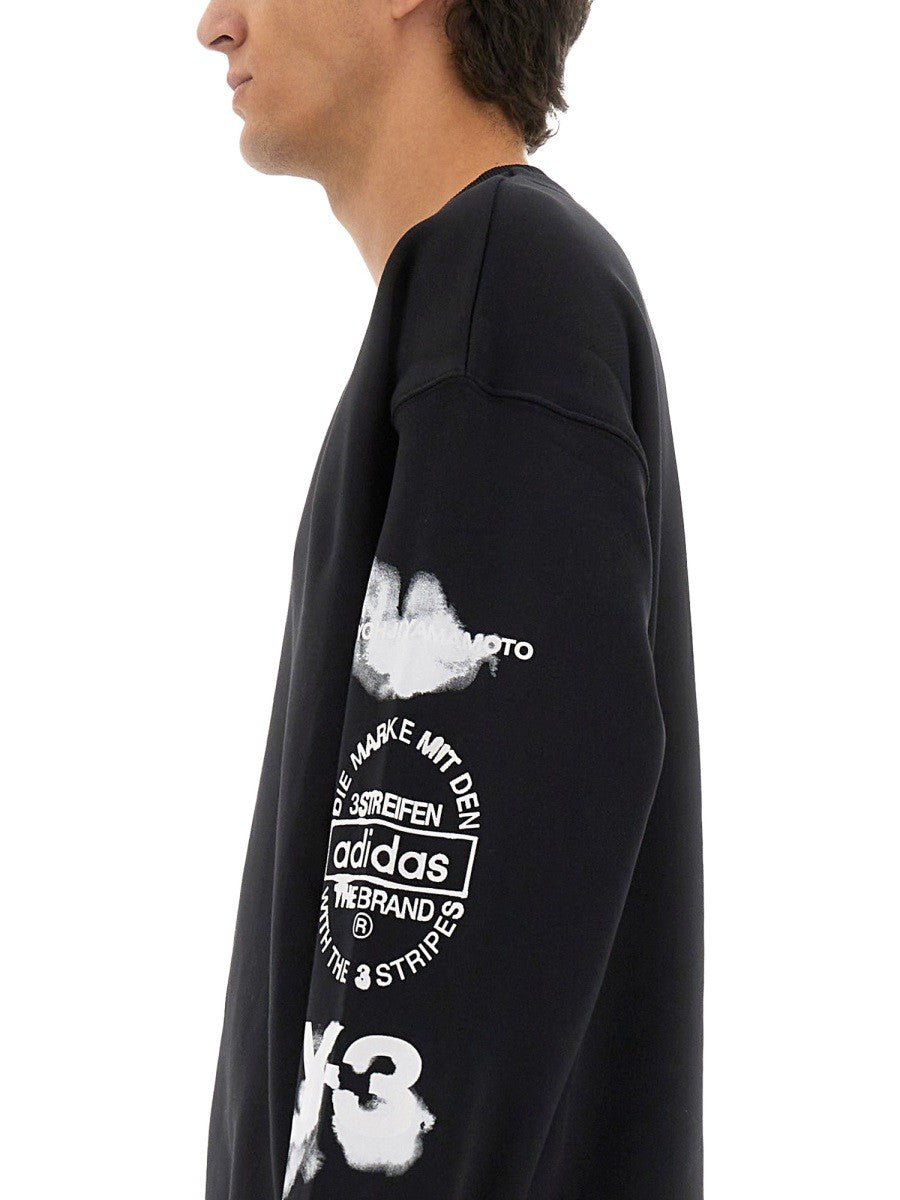 Y - 3 SWEATSHIRT WITH Y-3 GRAPHICS
