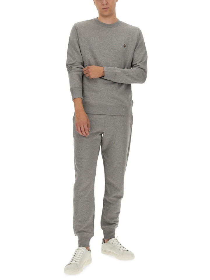 PS BY PAUL SMITH SWEATSHIRT WITH ZEBRA PATCH