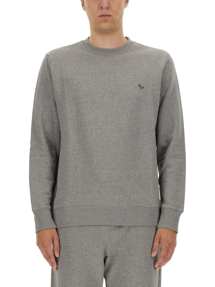 PS BY PAUL SMITH SWEATSHIRT WITH ZEBRA PATCH