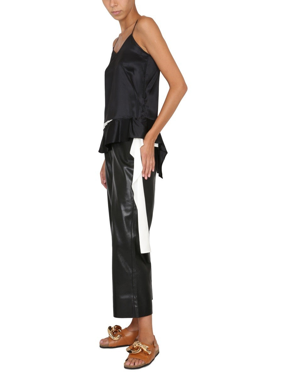 jw anderson SWEETHEART NECKLINE TOP