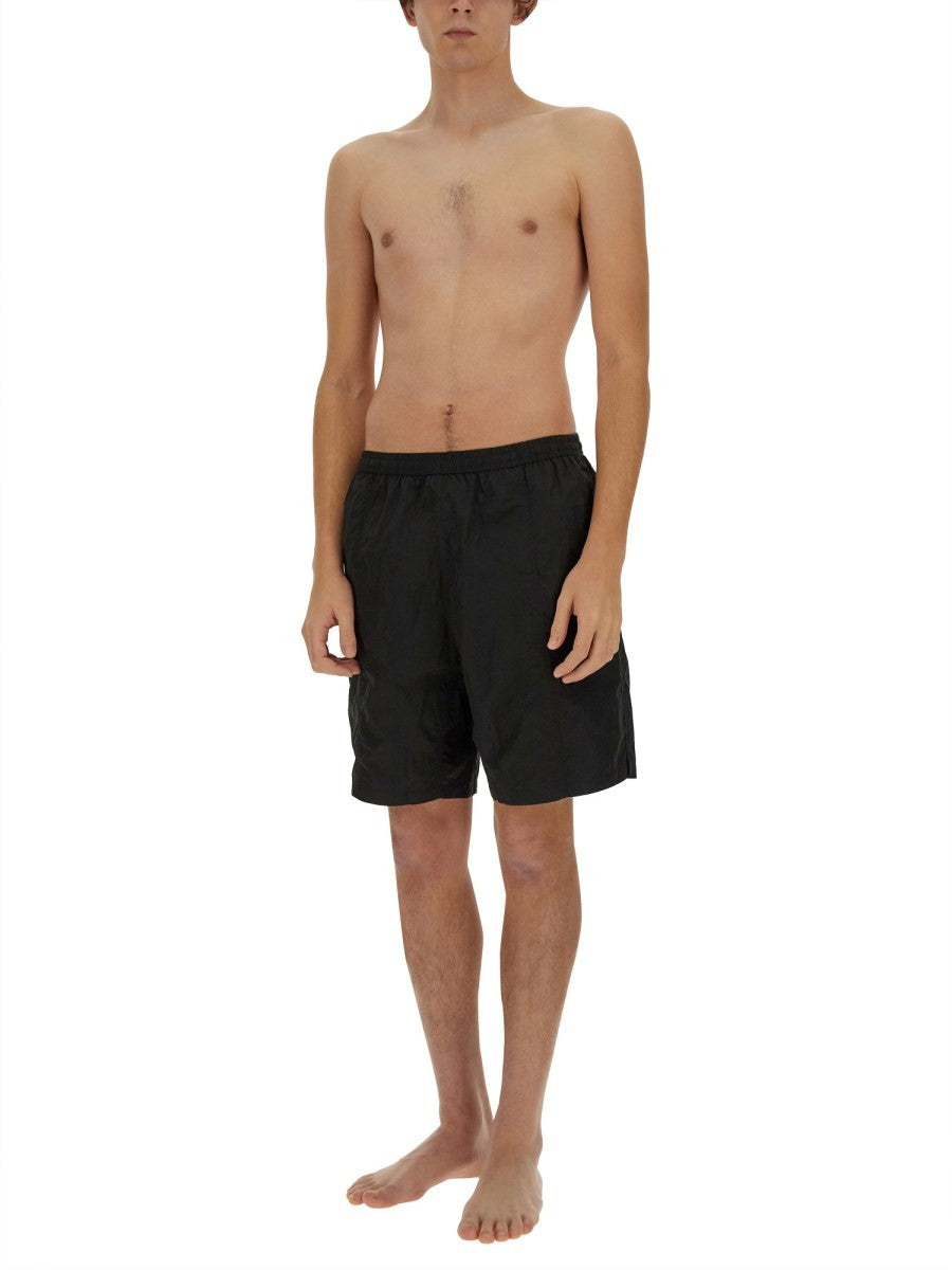 AMI PARIS BOXER SWIMSUIT