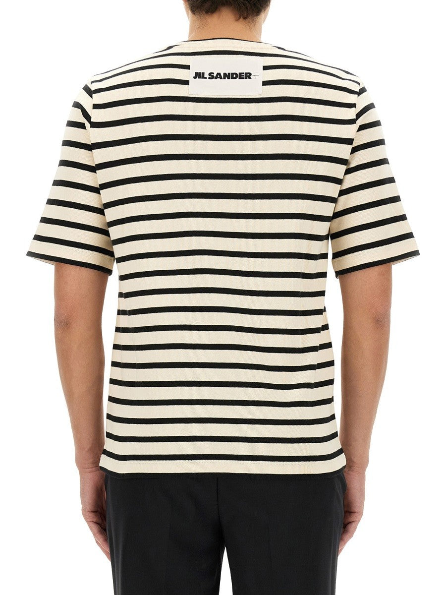 JIL SANDER STRIPED T-SHIRT