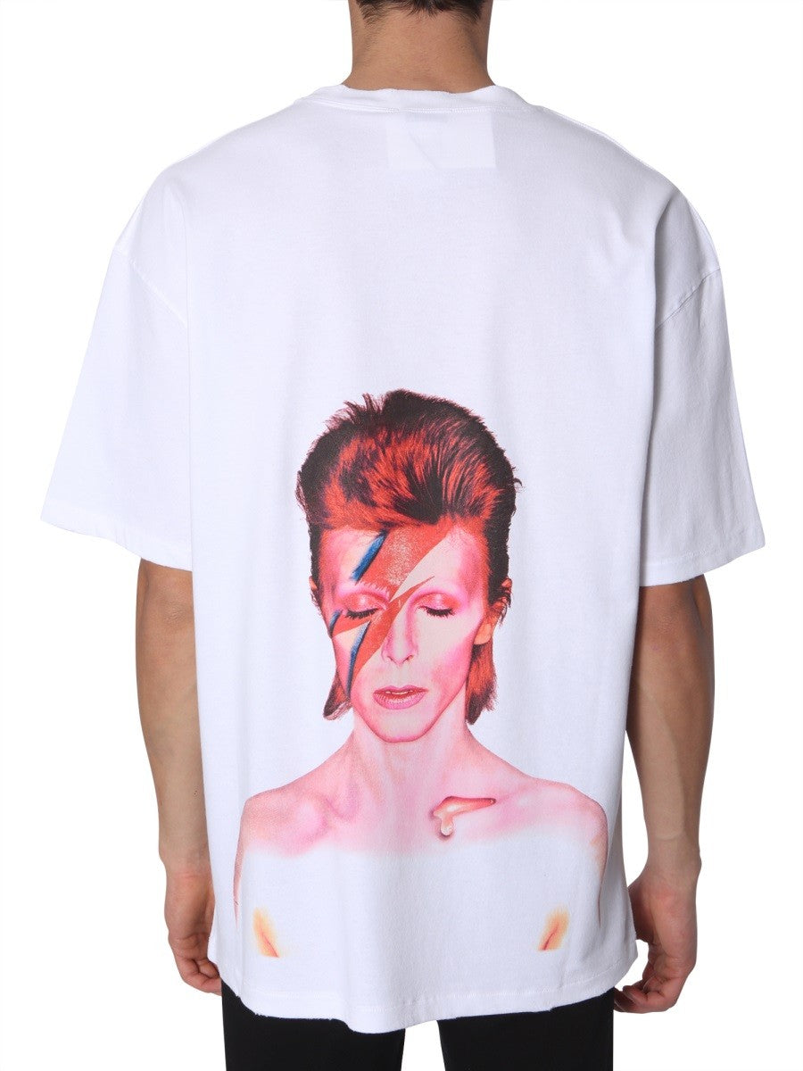 IH NOM UH NIT T-SHIRT CON LOGO E STAMPA BOWIE