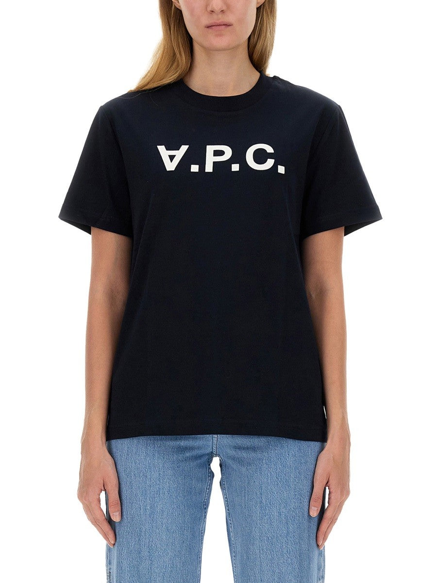 A.P.C. T-SHIRT CON LOGO