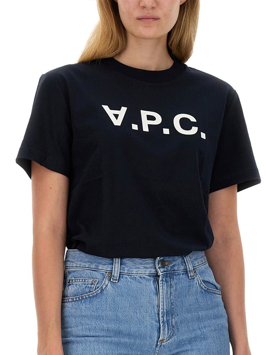 A.P.C. T-SHIRT CON LOGO