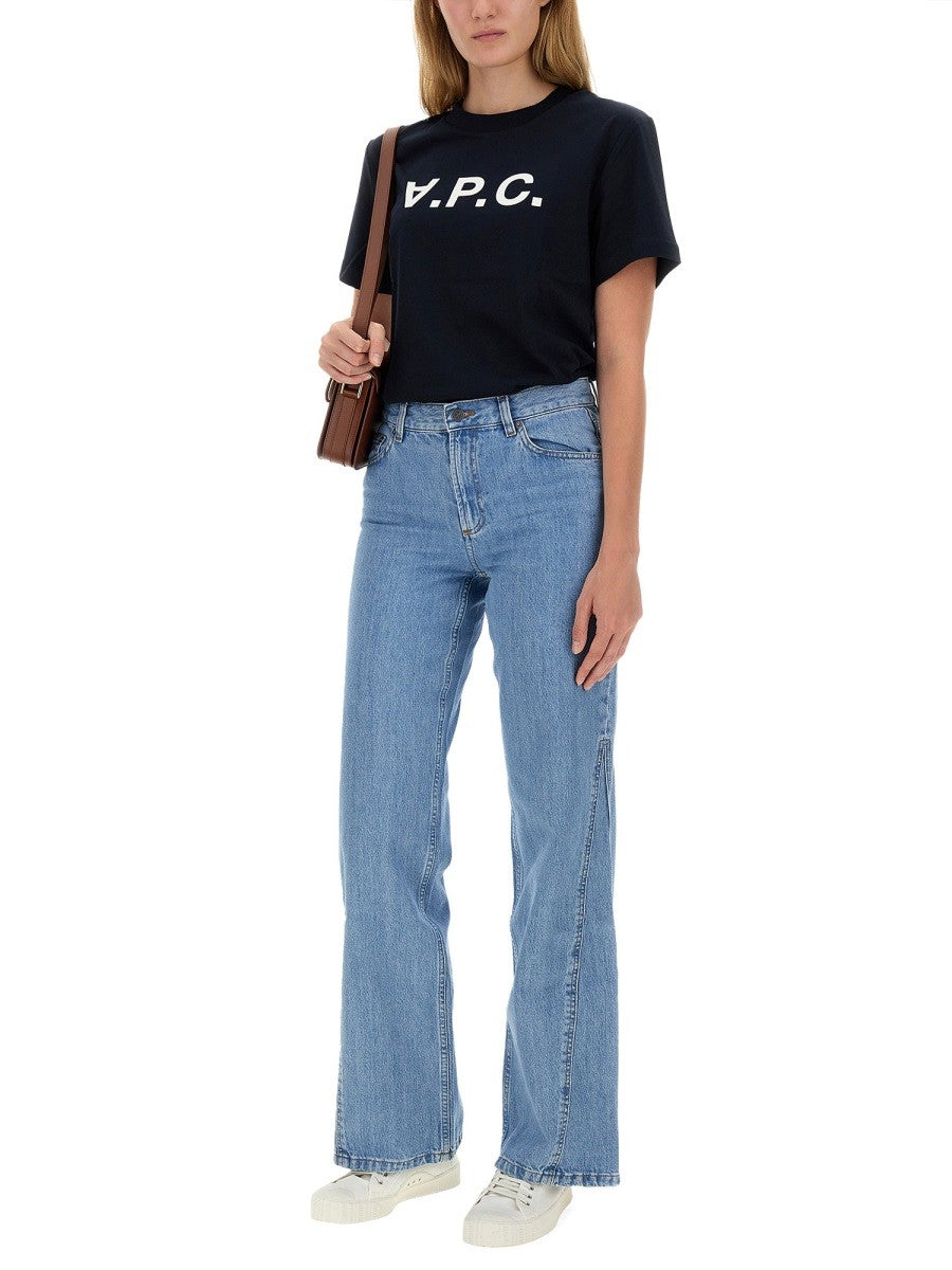 A.P.C. T-SHIRT CON LOGO