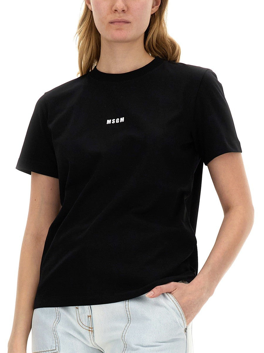 msgm MICRO LOGO T-SHIRT
