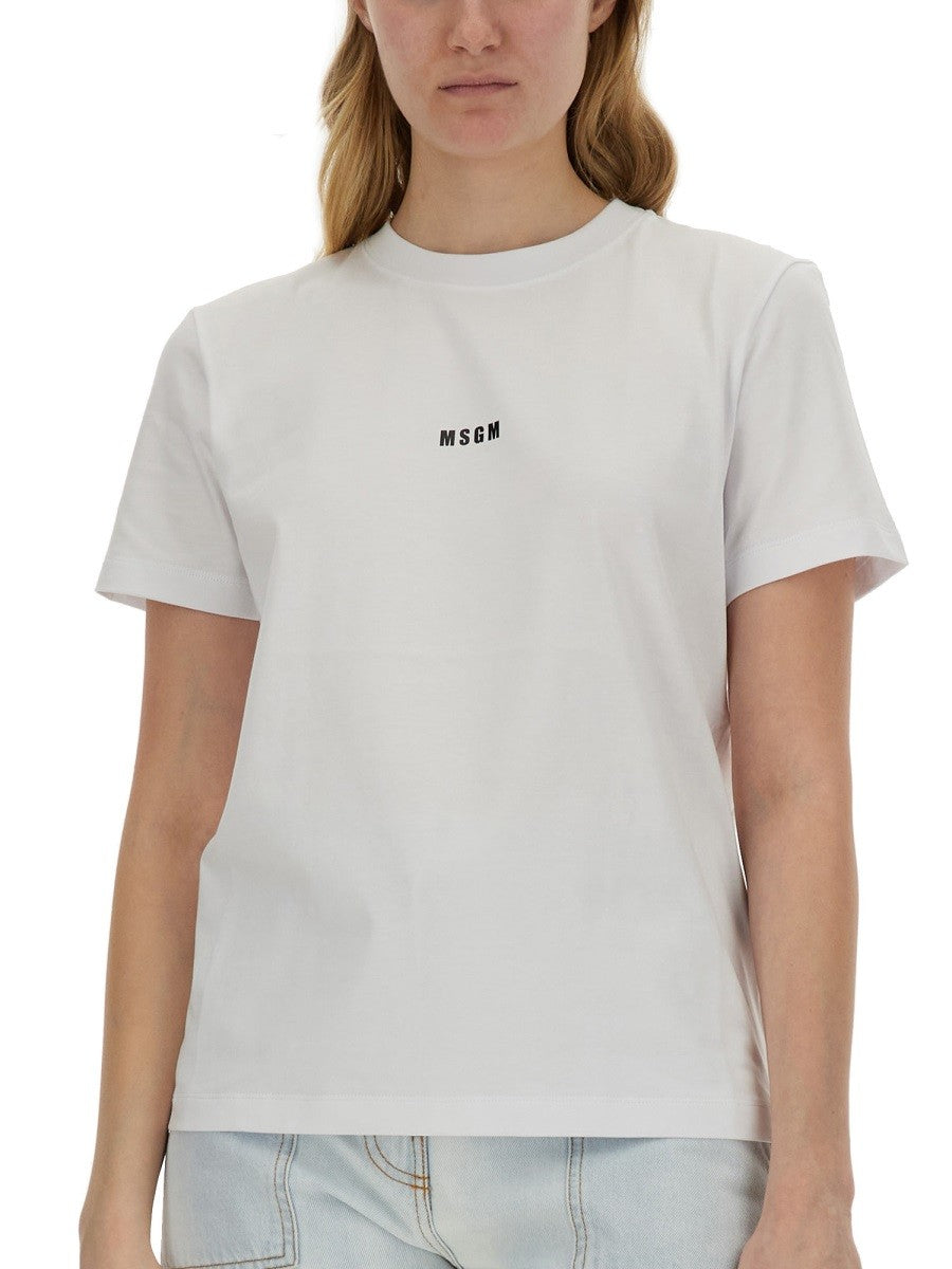 msgm MICRO LOGO T-SHIRT