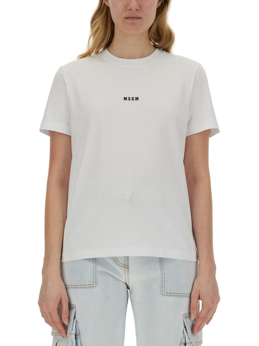 msgm MICRO LOGO T-SHIRT