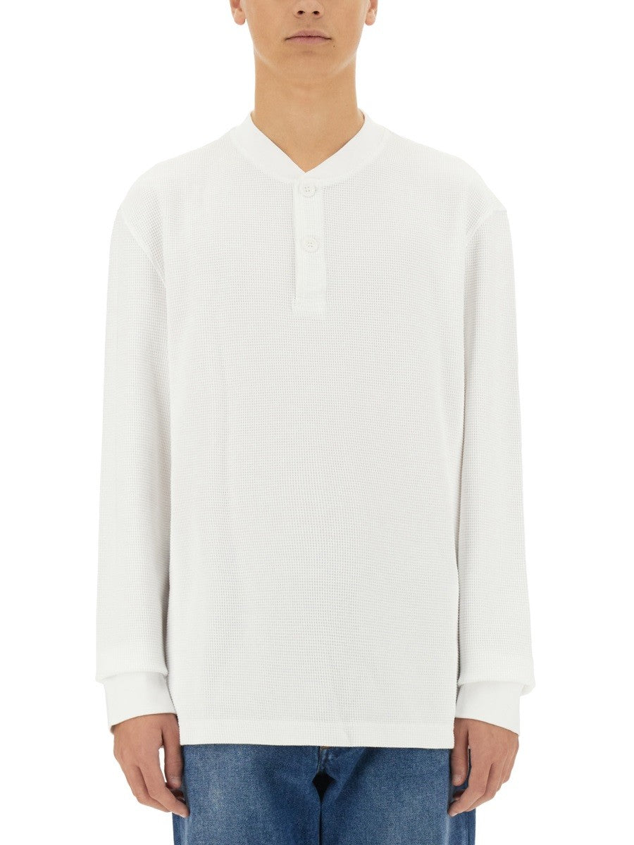 BARACUTA X BARBOUR T-SHIRT "HENLEY"