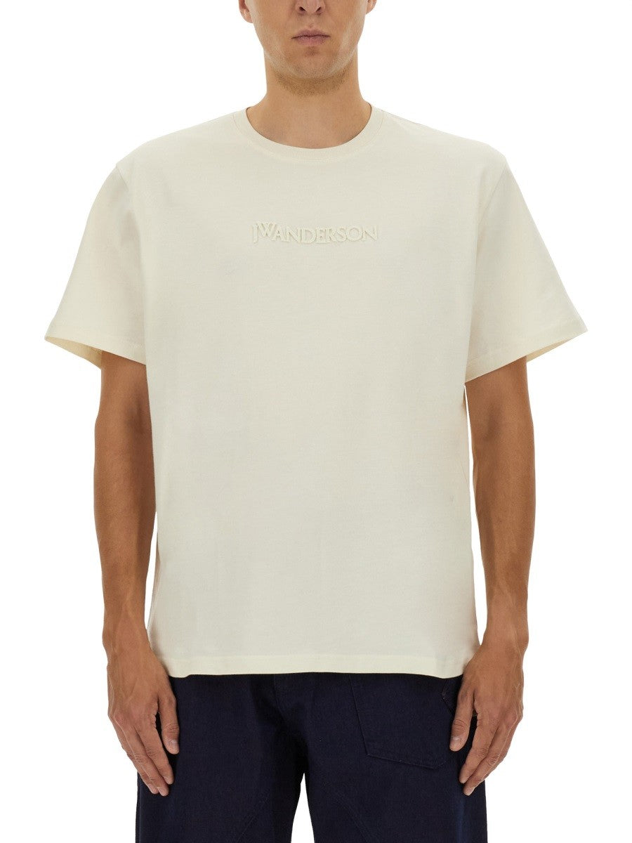 jw anderson T-SHIRT WITH EMBROIDERED LOGO