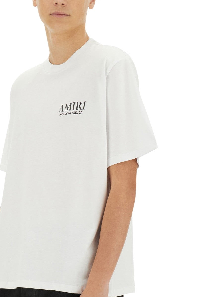 AMIRI BONES STACKED PRINT T-SHIRT