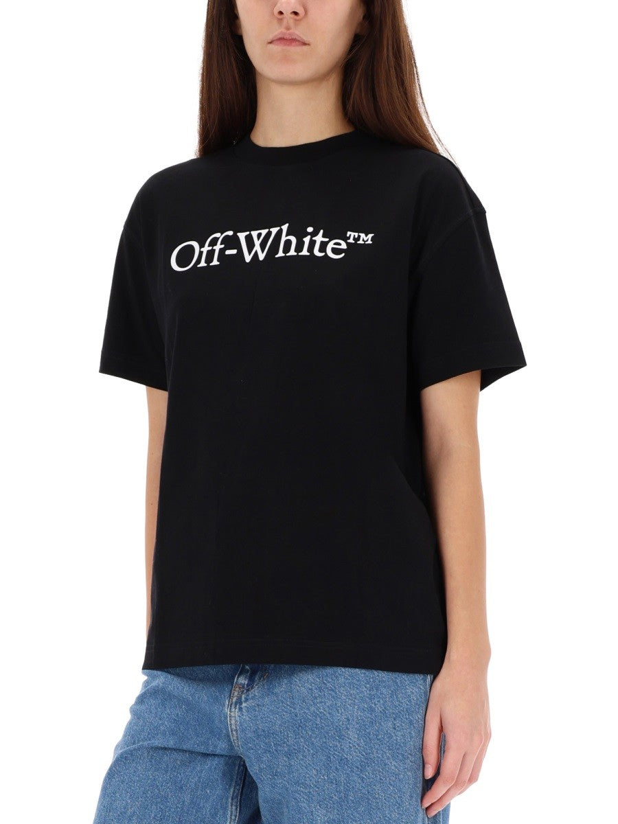 Off-white T-SHIRT WITH LOGO