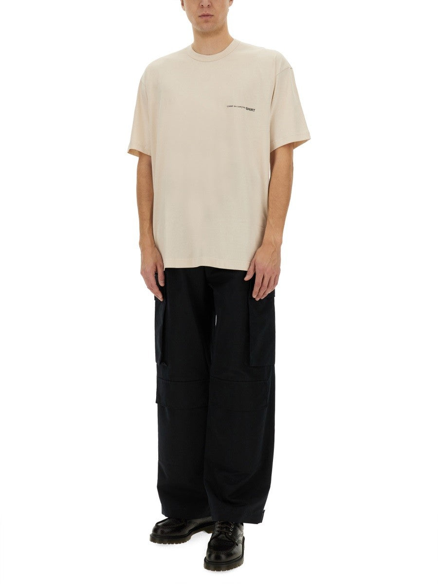 COMME DES GARCONS SHIRT T-SHIRT WITH LOGO