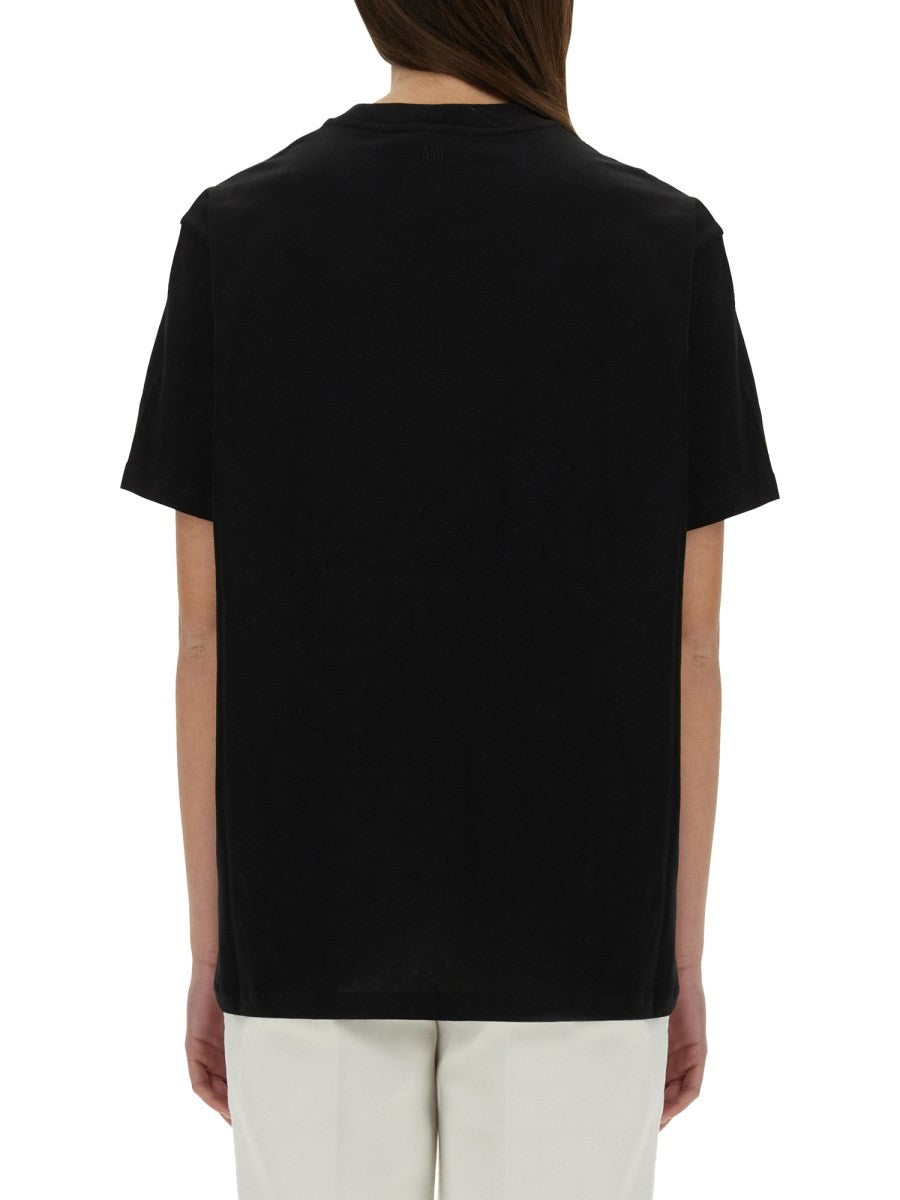 AMI PARIS T-SHIRT WITH LOGO