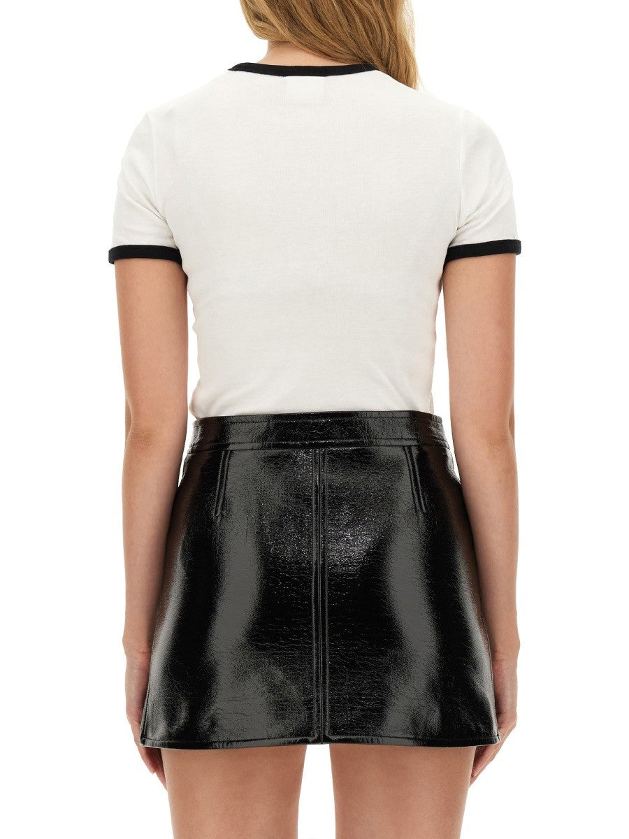COURREGES T-SHIRT WITH LOGO