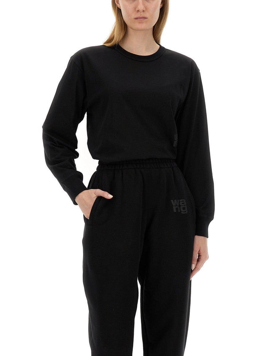 ALEXANDERWANG.T T-SHIRT WITH LOGO