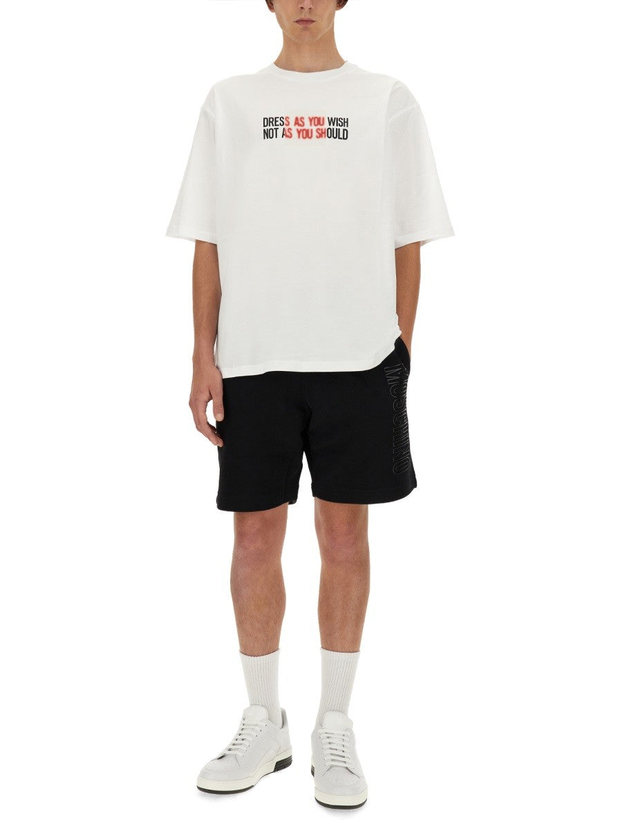 Moschino T-SHIRT WITH LOGO