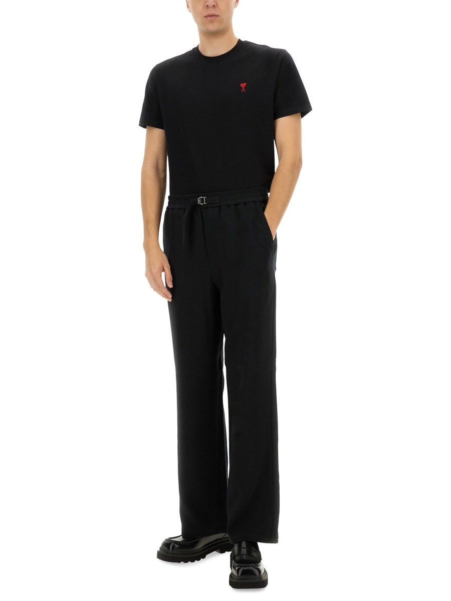 AMI PARIS T-SHIRT WITH LOGO