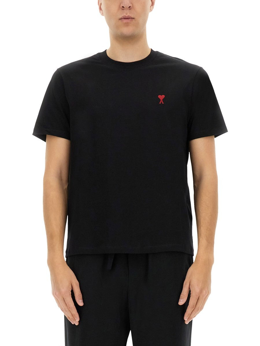 AMI PARIS T-SHIRT WITH LOGO