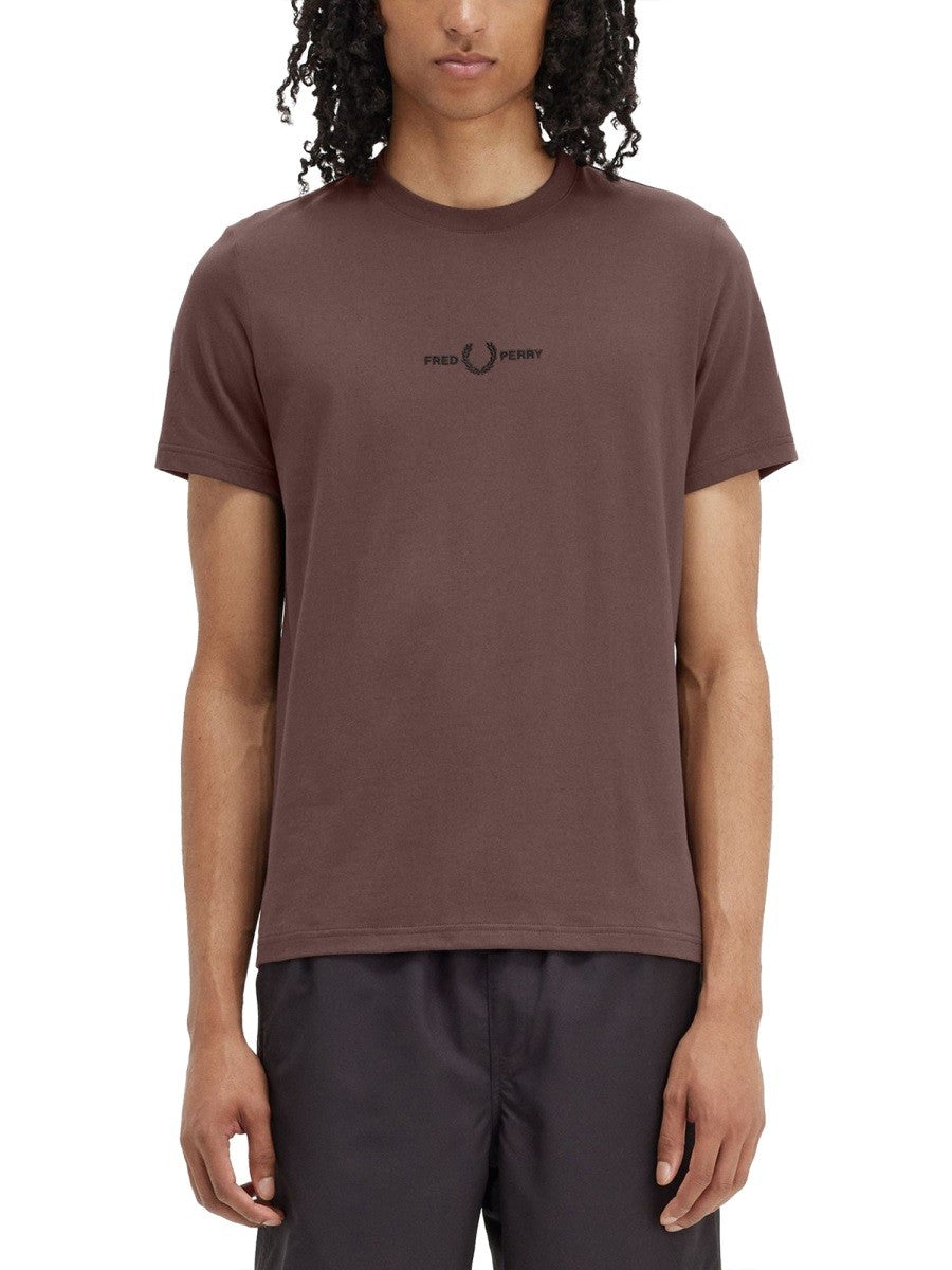 FRED PERRY T-SHIRT WITH LOGO