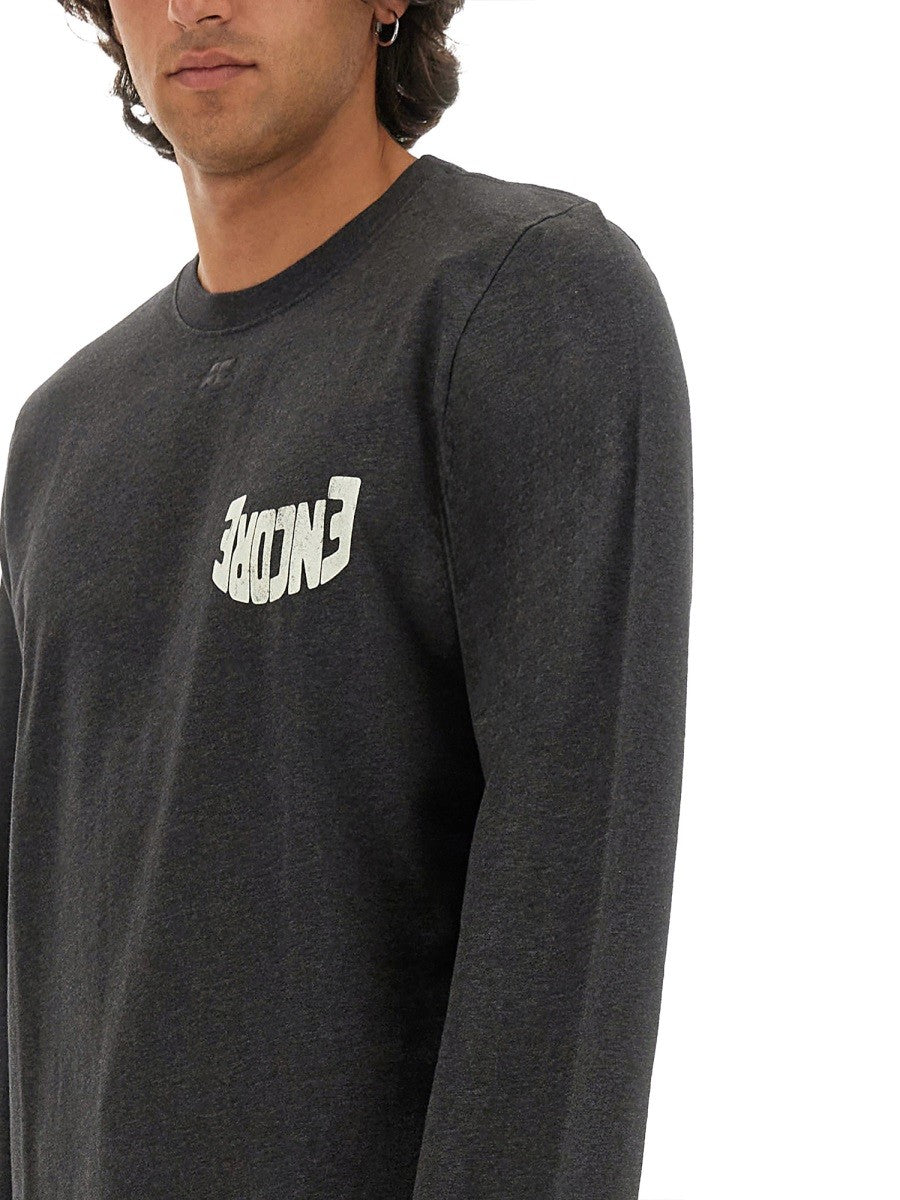 COURREGES T-SHIRT WITH LOGO