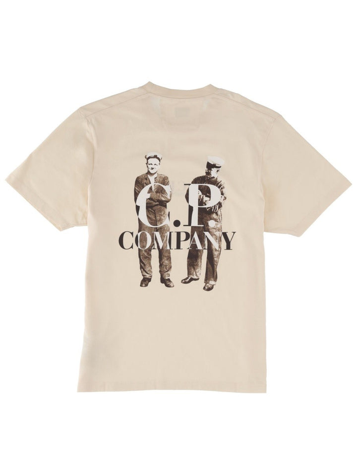 C.P. COMPANY T-SHIRT WITH LOGO