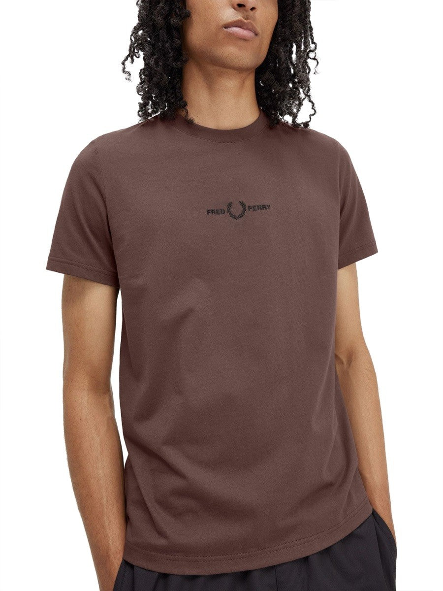 FRED PERRY T-SHIRT WITH LOGO