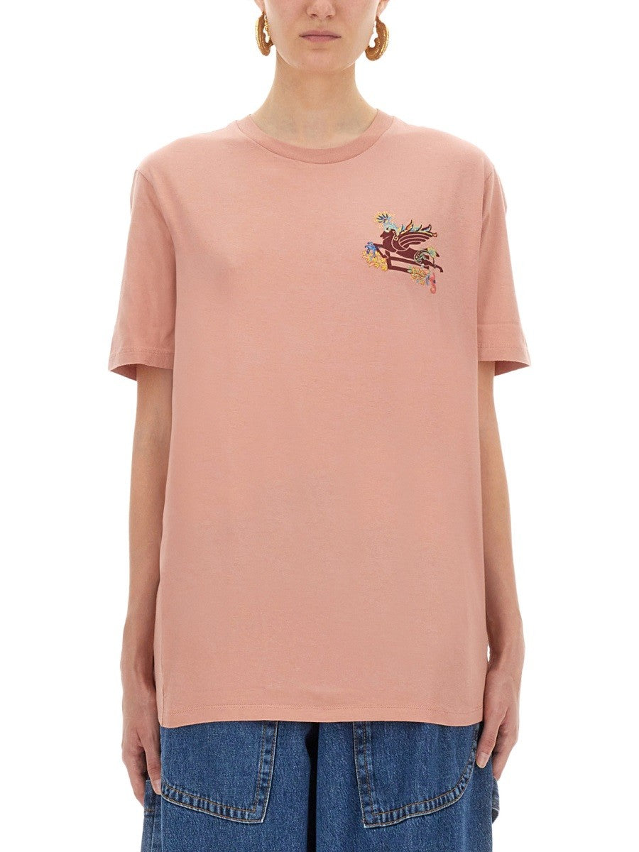Etro T-SHIRT WITH PEGASUS