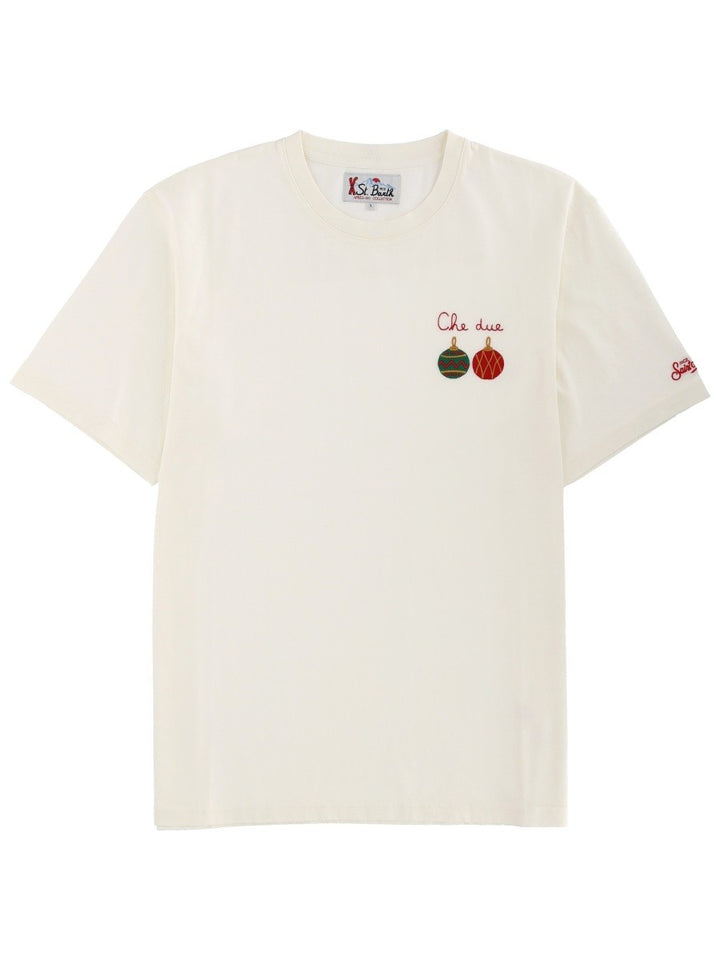 MC2 SAINT BARTH T-SHIRT WITH PRINT