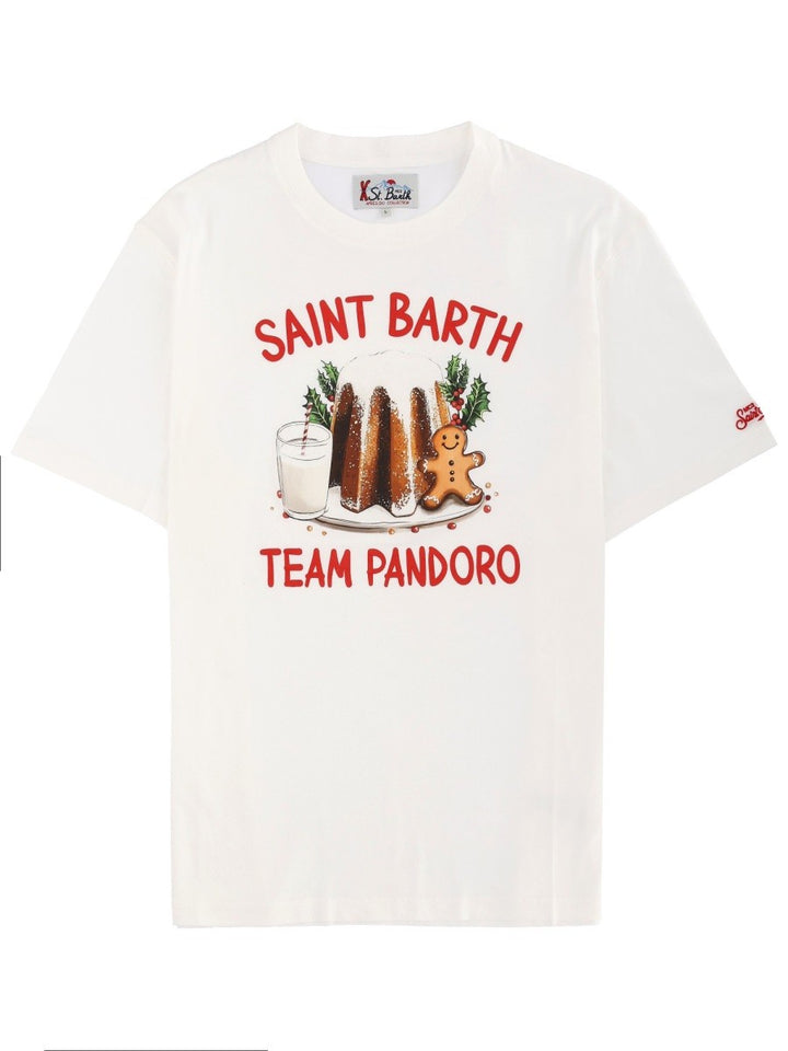 MC2 SAINT BARTH T-SHIRT WITH PRINT
