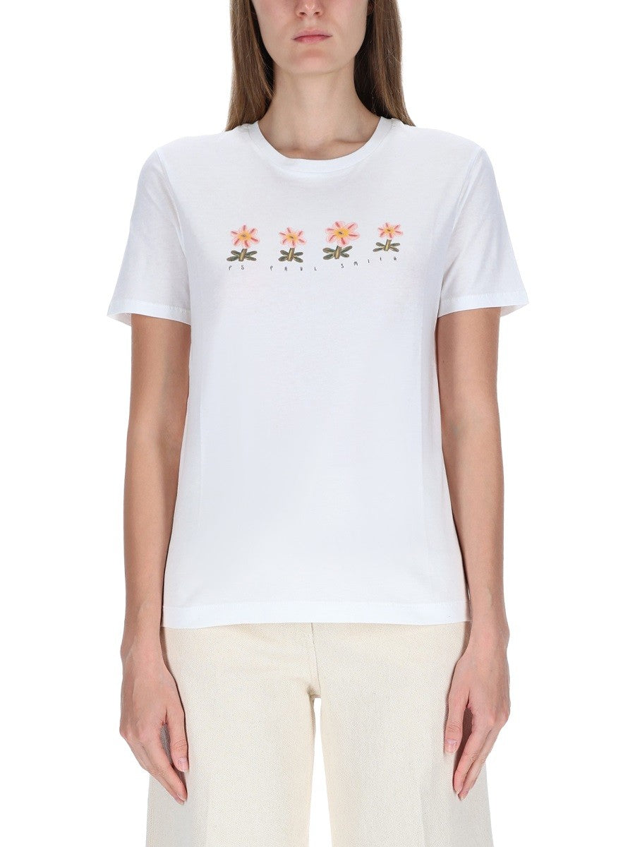 PAUL SMITH T-SHIRT WITH PRINT