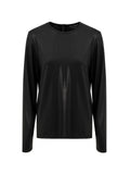 Tom Ford Black Stretch Viscose Long-Sleeve Top with Back Zip – Siebentaschen