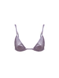 Tom Ford Purple Lurex Eco-Leather Triangle Bra – Siebentaschen